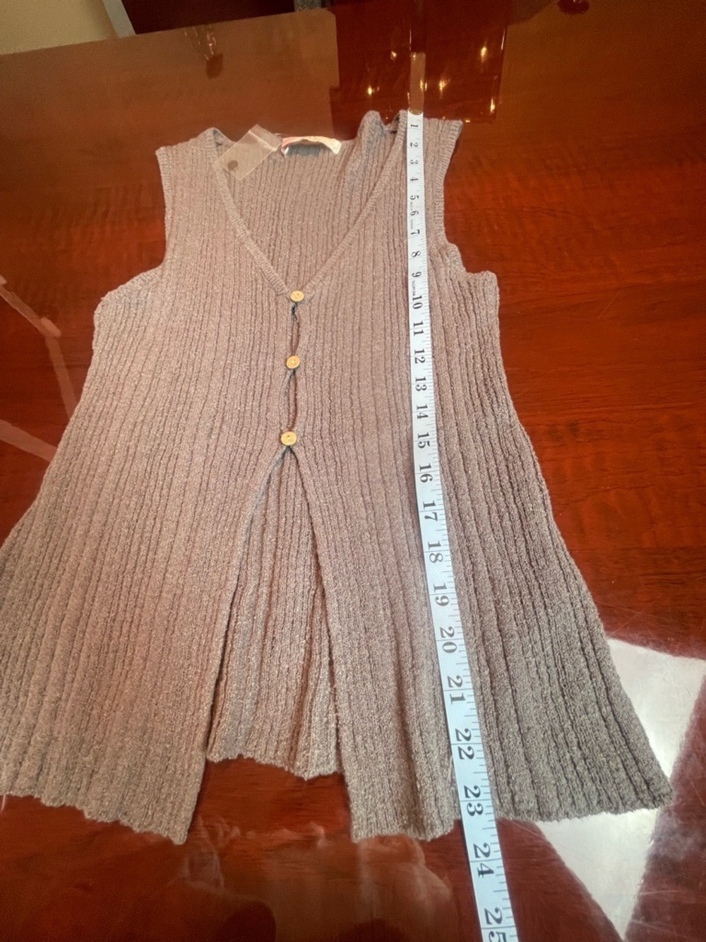 Free People Beach Rhea Knit Mini Skirt & Vest Set Ribbed XS Grey Coquette - Picture 10 of 14
